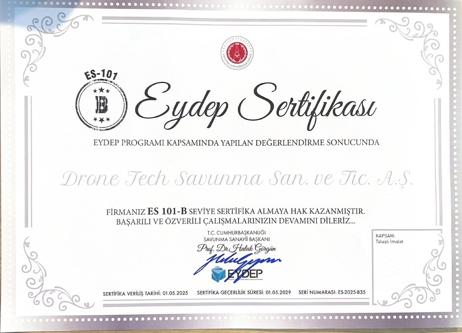 EYDEP — B Sınıfı